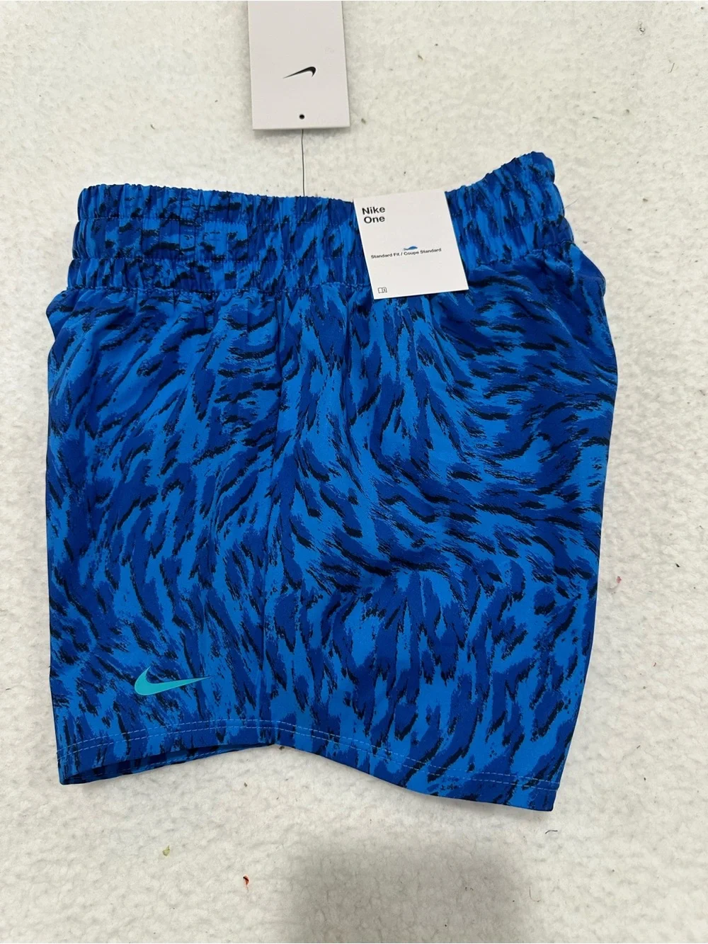 Nike Girl’s Blue Patterned Shorts